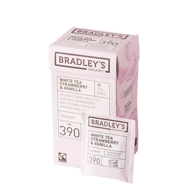 Bradleys 白茶草莓香草味