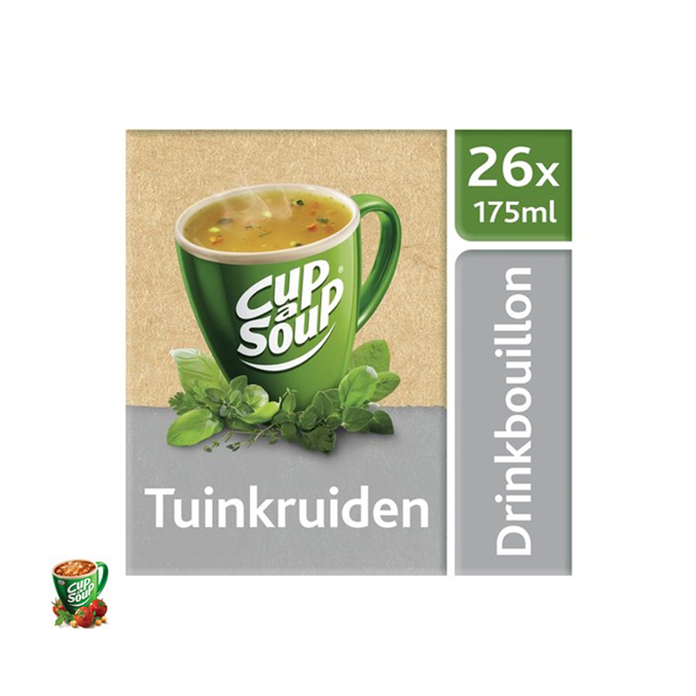 Cupasoup heldere bouillon tuinkruiden 26 zakjes CoffeeClick B.V.